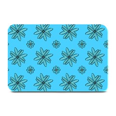 Blue Repeat Pattern Plate Mats by emmamatrixworm