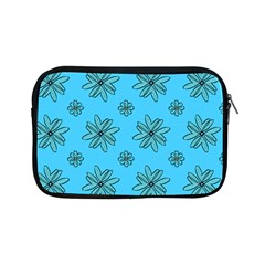 Blue Repeat Pattern Apple Ipad Mini Zipper Cases by emmamatrixworm