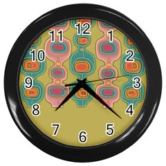 Americana 2 Wall Clock (black) by emmamatrixworm