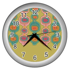 Americana 2 Wall Clock (silver) by emmamatrixworm