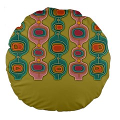 Americana 2 Large 18  Premium Round Cushions by emmamatrixworm