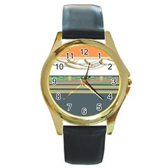 Sherellerippy4013by5178a4bc9b Round Gold Metal Watch by SERIPPY