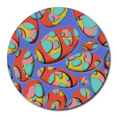 Urban Design  Round Mousepads by emmamatrixworm