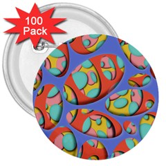 Urban Design  3  Buttons (100 Pack)  by emmamatrixworm