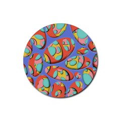 Urban Design  Rubber Coaster (round)  by emmamatrixworm