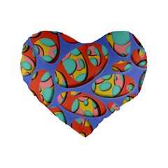 Urban Design  Standard 16  Premium Flano Heart Shape Cushions by emmamatrixworm