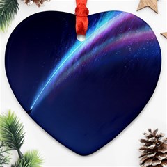 Light Fleeting Man s Sky Magic Ornament (heart)