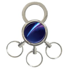 Light Fleeting Man s Sky Magic 3-ring Key Chain by Mariart