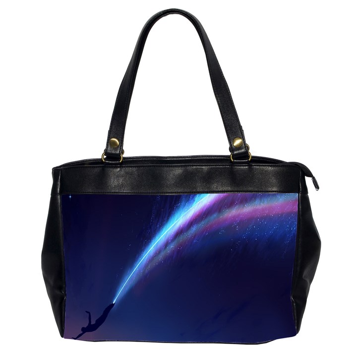 Light Fleeting Man s Sky Magic Oversize Office Handbag (2 Sides)