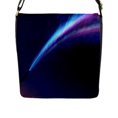 Light Fleeting Man s Sky Magic Flap Closure Messenger Bag (l) by Mariart