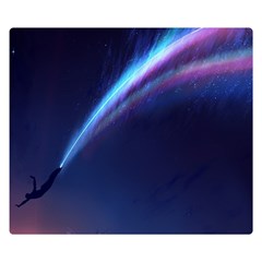 Light Fleeting Man s Sky Magic Double Sided Flano Blanket (Small) 