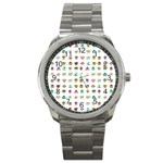 All The Aliens Teeny Sport Metal Watch Front