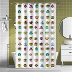 All The Aliens Teeny Shower Curtain 48  x 72  (Small)  Curtain(48  X 72 ) - 42.18 x64.8  Curtain(48  X 72 )