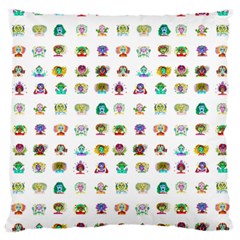 All The Aliens Teeny Large Cushion Case (one Side) by ArtByAng