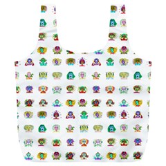 All The Aliens Teeny Full Print Recycle Bag (xl) by ArtByAng