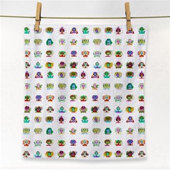 All The Aliens Teeny Face Towel by ArtByAng