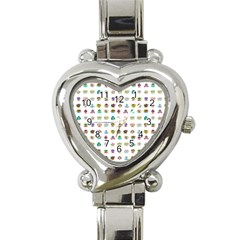 All The Aliens Teeny Heart Italian Charm Watch by ArtByAng