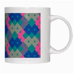 Geo Puzzle White Mugs Right