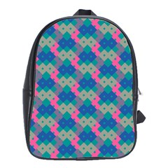 Geo Puzzle School Bag (large)