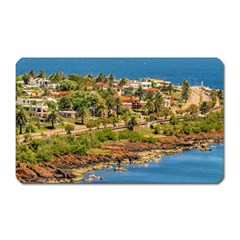 Punta Colorada Aerial Landscape Scene, Uruguay Magnet (rectangular) by dflcprintsclothing