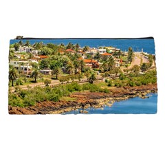 Punta Colorada Aerial Landscape Scene, Uruguay Pencil Case by dflcprintsclothing