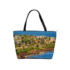 Punta Colorada Aerial Landscape Scene, Uruguay Classic Shoulder Handbag