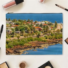 Punta Colorada Aerial Landscape Scene, Uruguay Cosmetic Bag (xl) by dflcprintsclothing