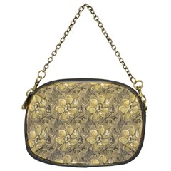 Retro Stlye Floral Decorative Print Pattern Chain Purse (one Side)