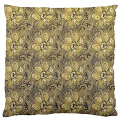 Retro Stlye Floral Decorative Print Pattern Large Cushion Case (one Side)