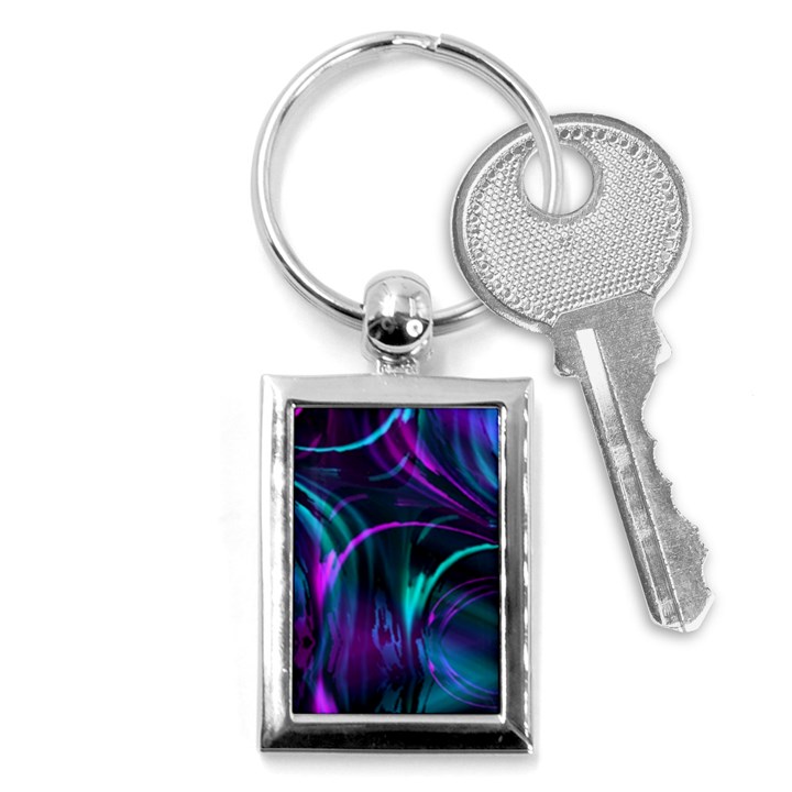 Drunk Vision Key Chain (Rectangle)