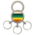 Retro 80s 3-Ring Key Chain Front