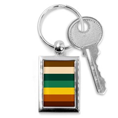 Retro 80s Key Chain (rectangle) by tmsartbazaar