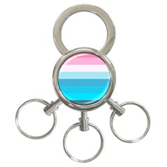 Sea And Sunset 3-ring Key Chain by tmsartbazaar