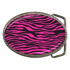 Pink Zebra Belt Buckles by Angelandspot