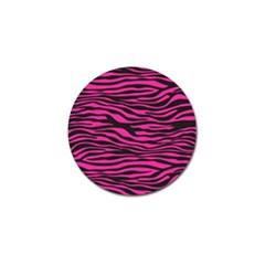 Pink Zebra Golf Ball Marker (4 Pack) by Angelandspot