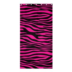 Pink Zebra Shower Curtain 36  X 72  (stall)  by Angelandspot