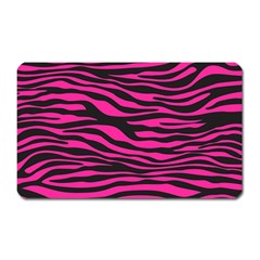 Pink Zebra Magnet (rectangular) by Angelandspot