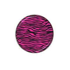 Pink Zebra Hat Clip Ball Marker (4 Pack) by Angelandspot