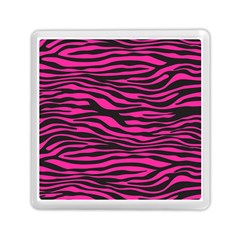 Pink Zebra Memory Card Reader (square) by Angelandspot