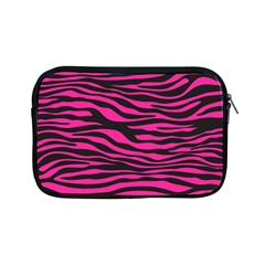 Pink Zebra Apple Ipad Mini Zipper Cases by Angelandspot