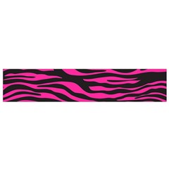 Pink Zebra Small Flano Scarf by Angelandspot