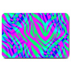 Wild And Crazy Zebra Large Doormat 