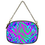 Wild And Crazy Zebra Chain Purse (Two Sides) Front