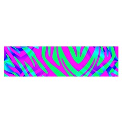 Wild And Crazy Zebra Satin Scarf (Oblong)