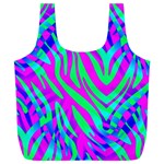 Wild And Crazy Zebra Full Print Recycle Bag (XXXL) Front