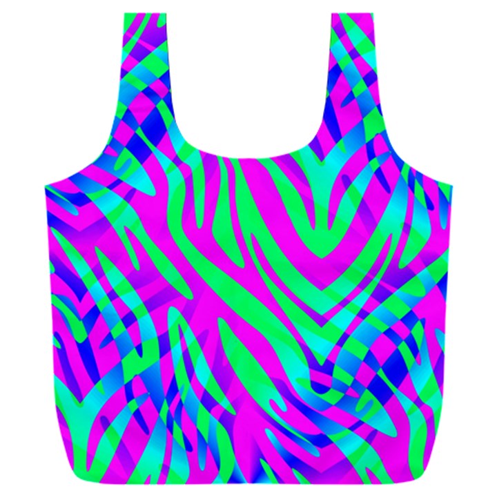 Wild And Crazy Zebra Full Print Recycle Bag (XXXL)