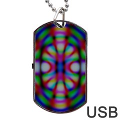 Carnivale Dog Tag Usb Flash (two Sides) by Angelandspot