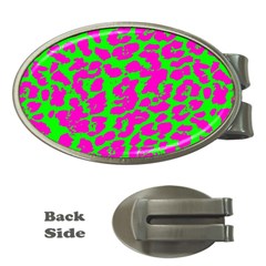 Neon Big Cat Money Clips (oval)  by Angelandspot