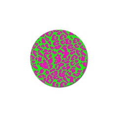 Neon Big Cat Golf Ball Marker by Angelandspot