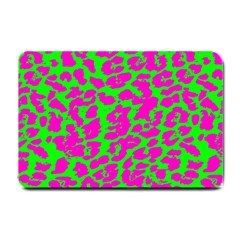 Neon Big Cat Small Doormat  by Angelandspot